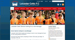 Desktop Screenshot of leicesterceltic.ie