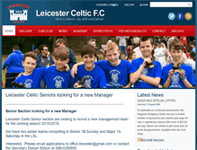 Tablet Screenshot of leicesterceltic.ie